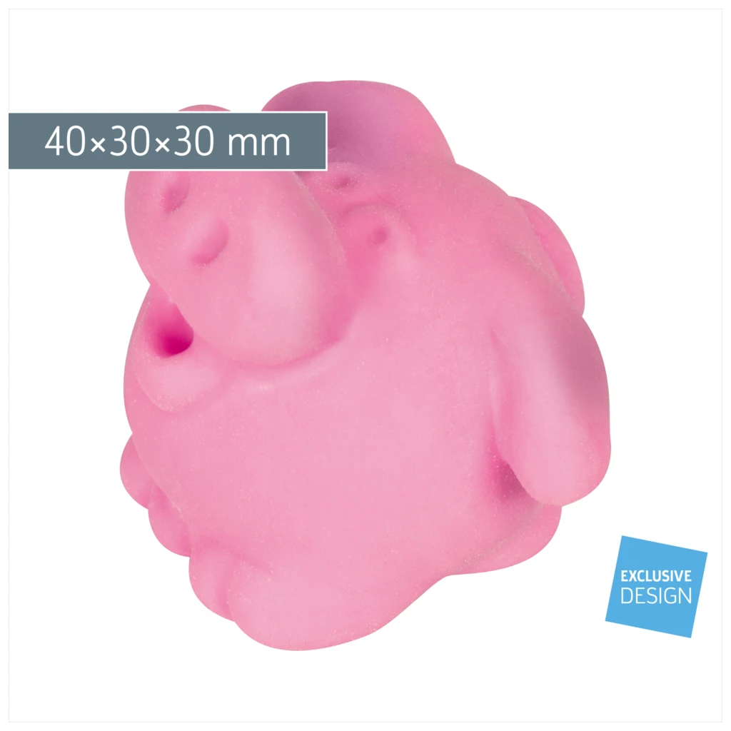 Radiergummi „Glücksschwein“ 3D | pink