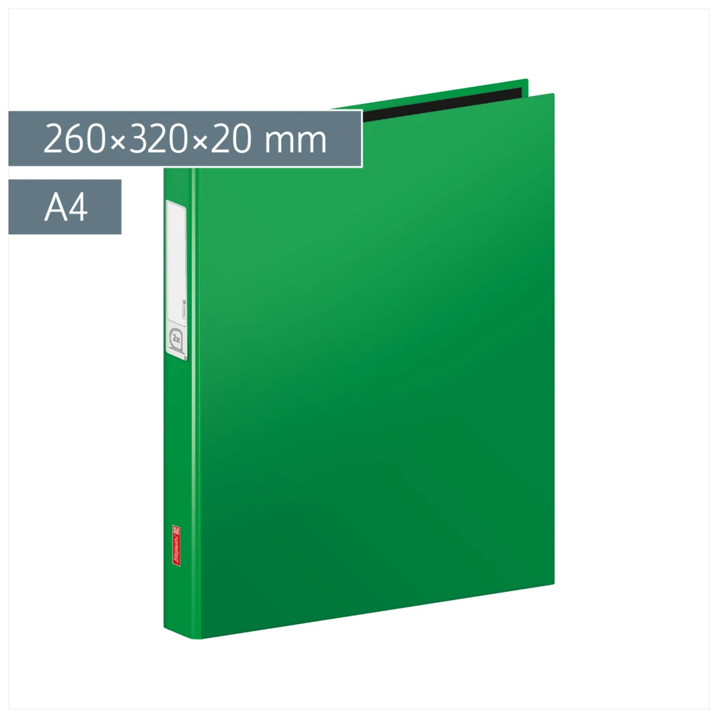 Ringbuch | A4, 2 Ringe, Füllhöhe: 20 mm, dunkelgrün