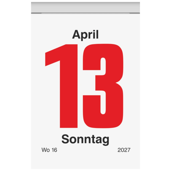 Abreißkalender 2027 Nr. 3 | 5,4×8 cm