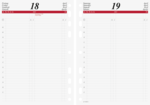 Tageskalendarium Zeitplansysteme 2023 Blattgröße 14,8 x 20,8 cm A5