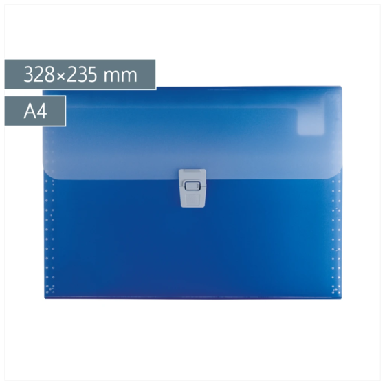 Fächermappe FACT!pp | A4, 10 Fächer, blau