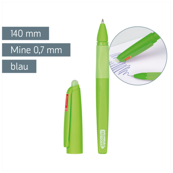 Gelschreiber „REMOVE“ Colour Code radierbar | breit, 0,7 mm, kiwi