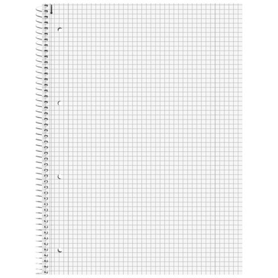 Collegeblock Premium Student „Floral“ ZENart | A4, Lineatur 28, 80 Blatt, weiß