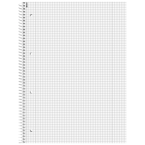Collegeblock Premium Student „Floral“ ZENart | A4, Lineatur 28, 80 Blatt, weiß