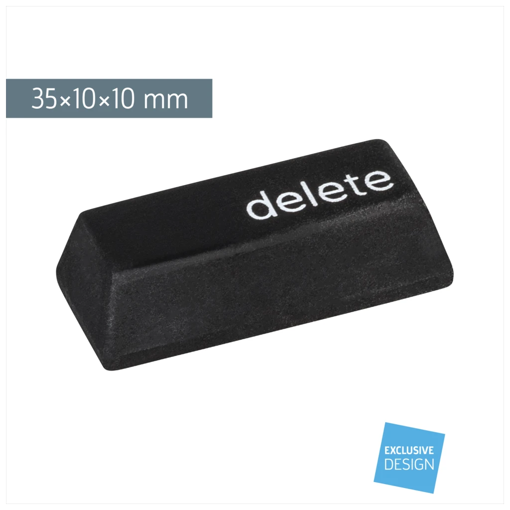 Radiergummi „Delete Taste“ 3D | schwarz