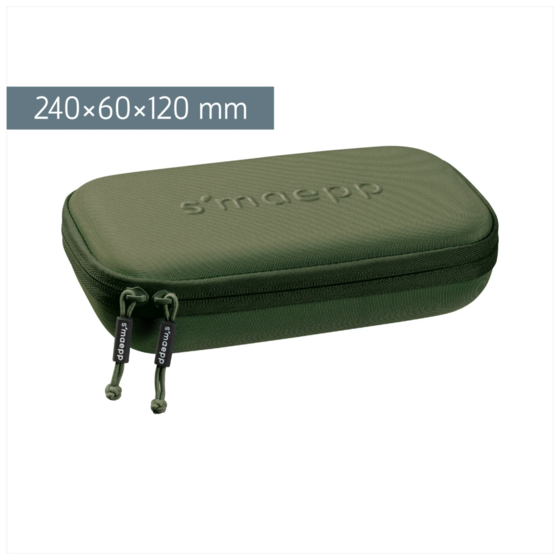 Schlampermäppchen s'maepp XL Hardcase Colour Code | 1 Klappe(n), olive