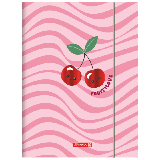 Sammelmappe Fruity Love für A3 | A3, Füllhöhe: 10 mm, rosa/rot