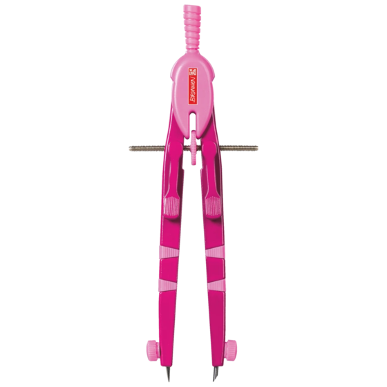 Schnellverstellzirkel Peak 4 Colour Code, für Kreise bis Ø 370 mm, pink