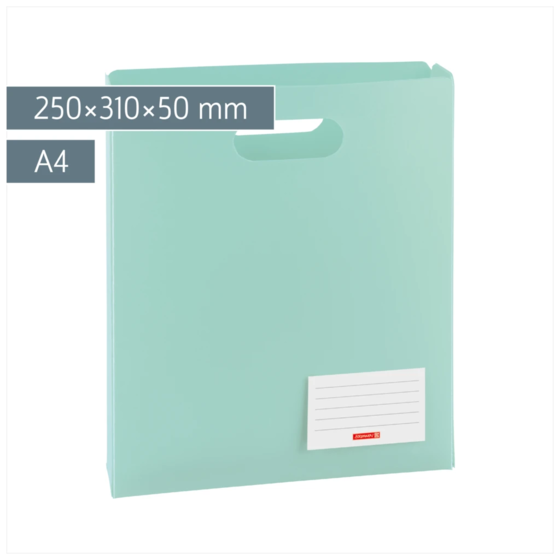 Heftbox FACT!pp | A4, Füllhöhe: 50 mm, mint