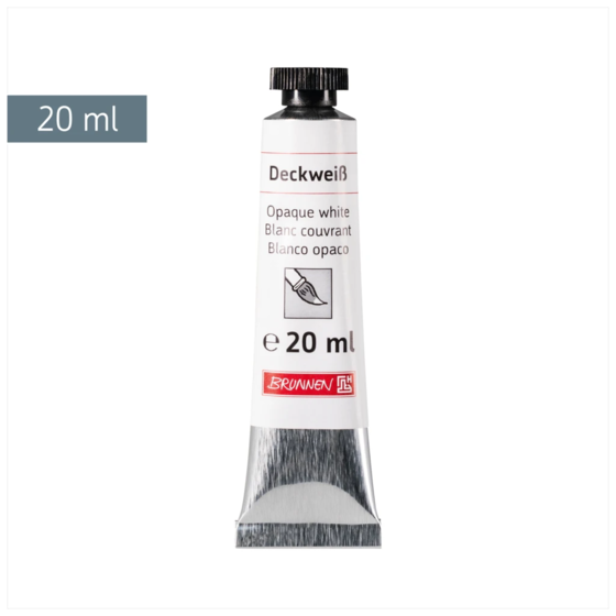 Deckweiß | weiß, 20 ml