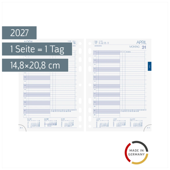 Tageskalendarium BUSINESS 2027 | A5