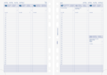 Wochenkalendarium Zeitplansysteme 2023 Blattgröße 14,8 x 20,8 cm A5