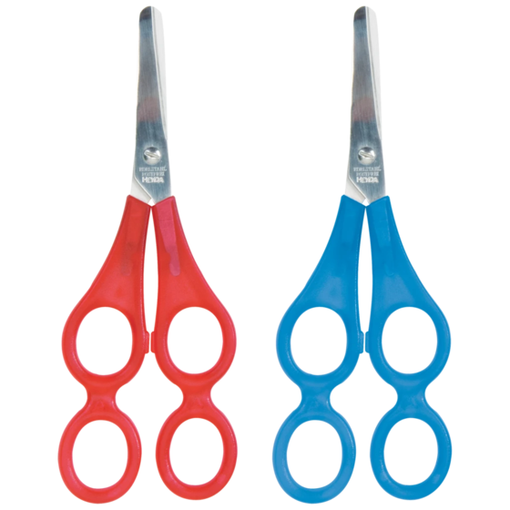 Therapeutenschere | abgerundet, 170 mm, sortiert, blau, rot