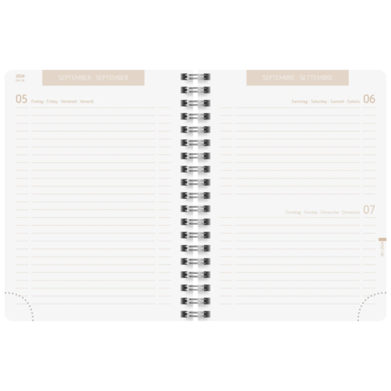 Schülerkalender 2026/2027 „Capy“ | A6, Kunststoff