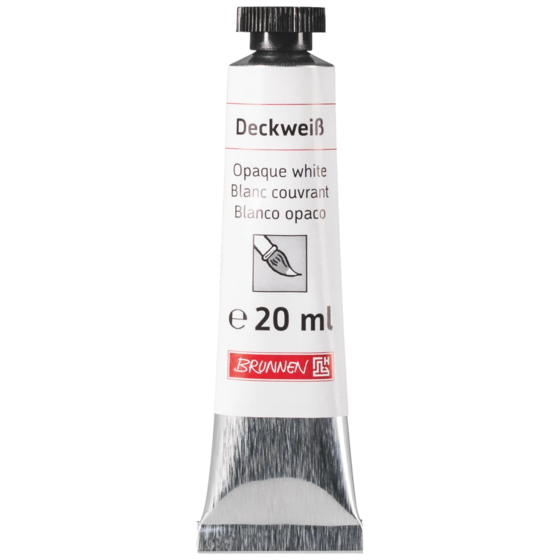 Deckweiß | weiß, 20 ml