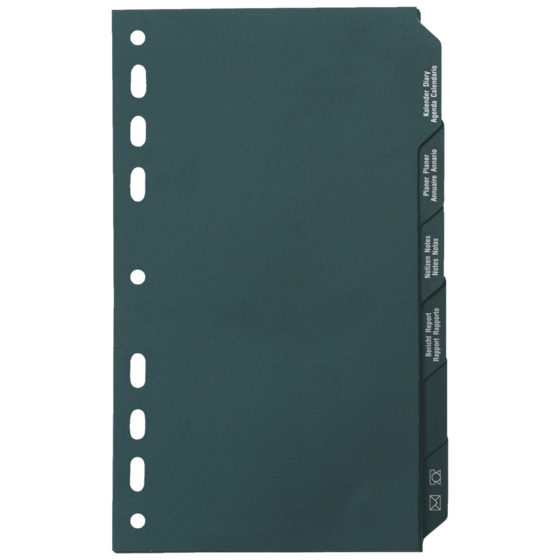 Kalender-Register BUSINESS | schwarz