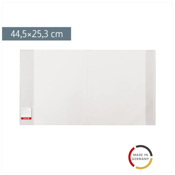 Buchschoner | 25×44,5 cm, stabile Folie, PVC, glasklar