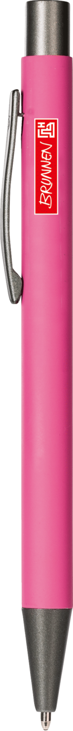 Kugelschreiber Colour Code Länge: 14 cm pink, gummiert