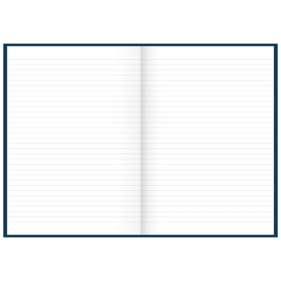 Geschäftsbuch | A4, 192 Seiten, liniert, Kunststoff, blau