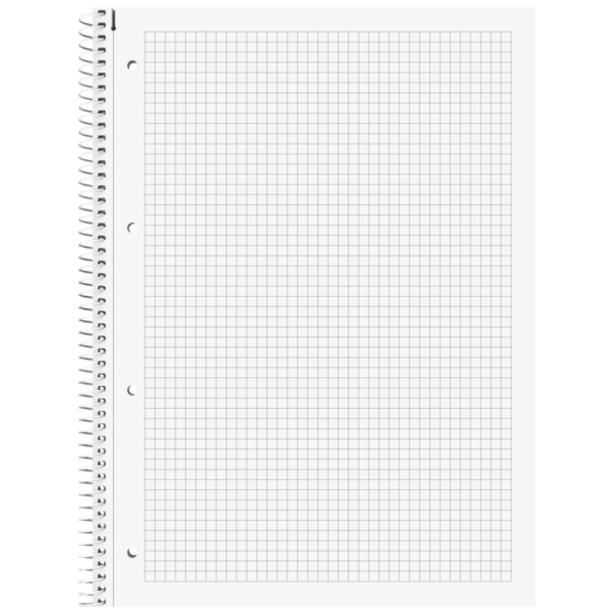 Collegeblock Premium Student | A4, kariert, 80 Blatt, anthrazit