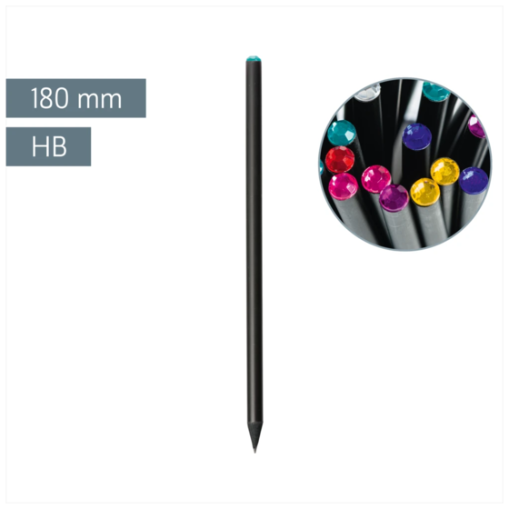 Bleistift „Brillant“ | HB, rund, sortiert