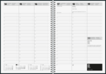 Wochenkalender Buchkalender 2023 Blattgröße 21 x 29,7 cm A4