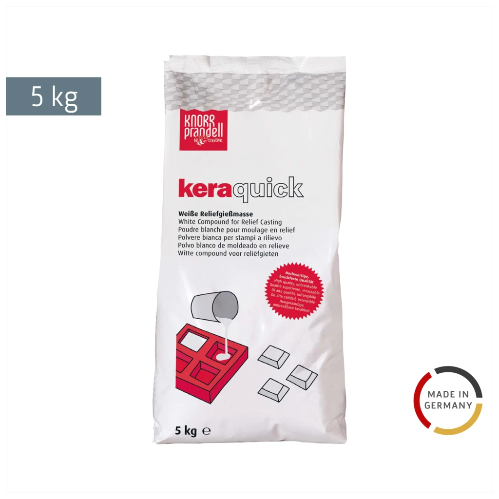 Gießmasse keraquick | weiß, 5 kg