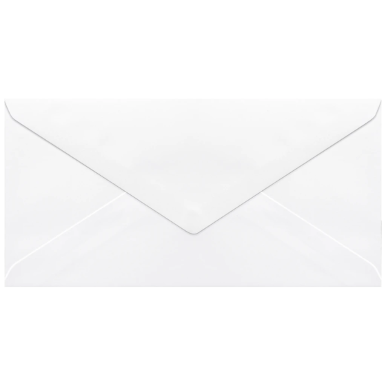 Briefumschläge MK-Papier | DIN lang, 80 g/m², weiß, 25 Stück