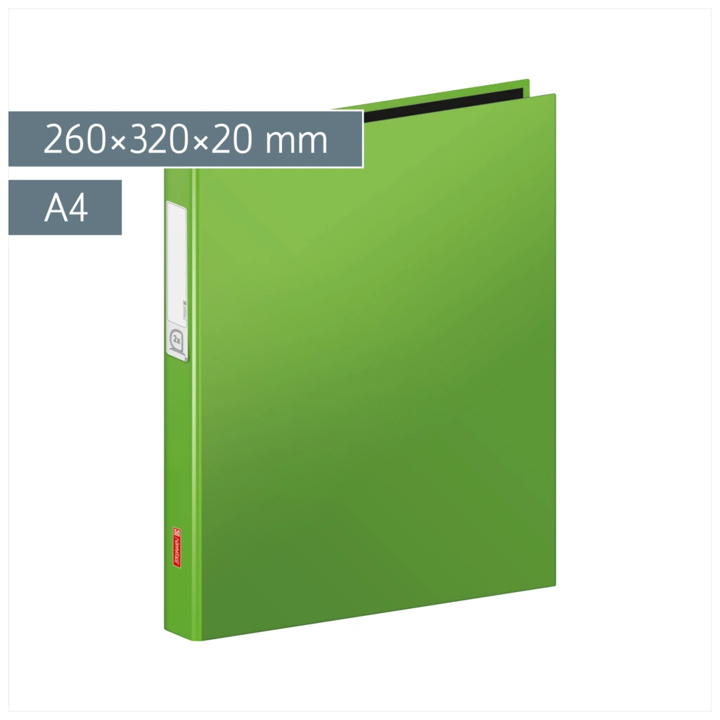 Ringbuch | A4, 2 Ringe, Füllhöhe: 20 mm, grün