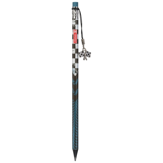 Bleistift Fast Wheels | HB, rund, blau/mehrfarbig
