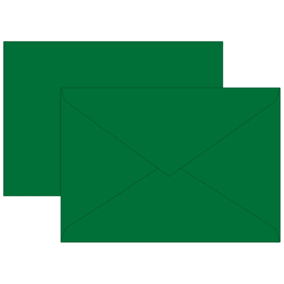 Briefumschläge Universalpapier | B6, 80 g/m², dunkelgrün, 10 Stück