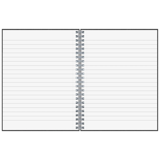 Notizbuch Premium Wire | A5, liniert, schwarz