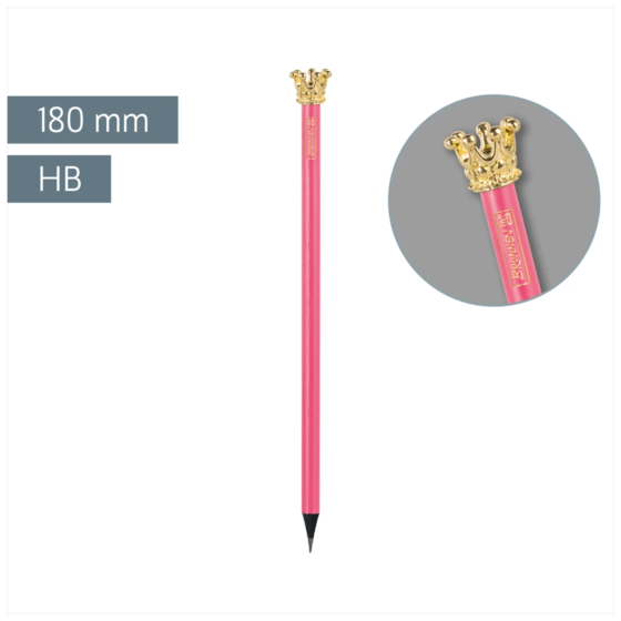 Bleistift „Krone“ Colour Code | HB, rund, tulip