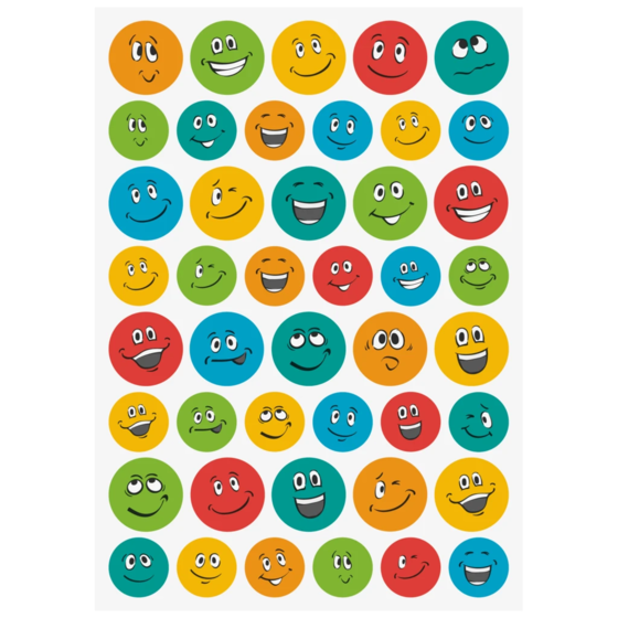 Stickerblock Belohnung „Smile“ | A5, mehrfarbig, 6 Blatt