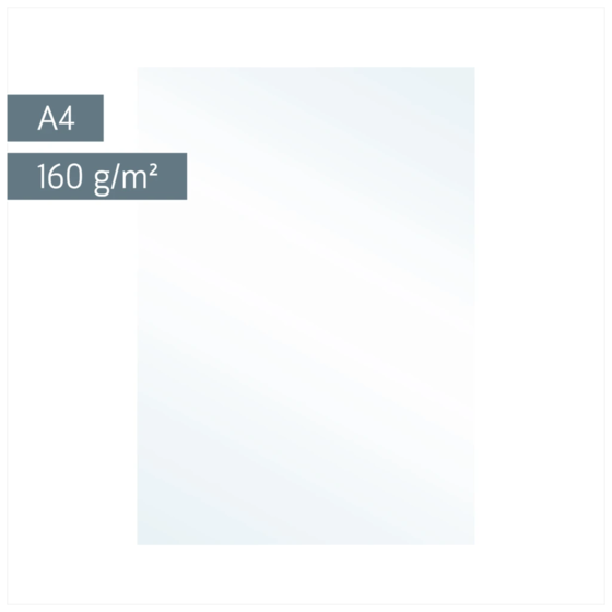 Multifunktionspapier Universalpapier | A4, 160 g/m², perlweiß, 25 Blatt