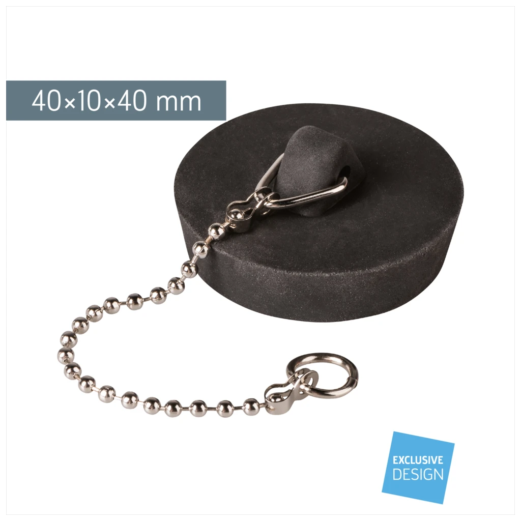 Radiergummi „Stöpsel“ 3D | schwarz