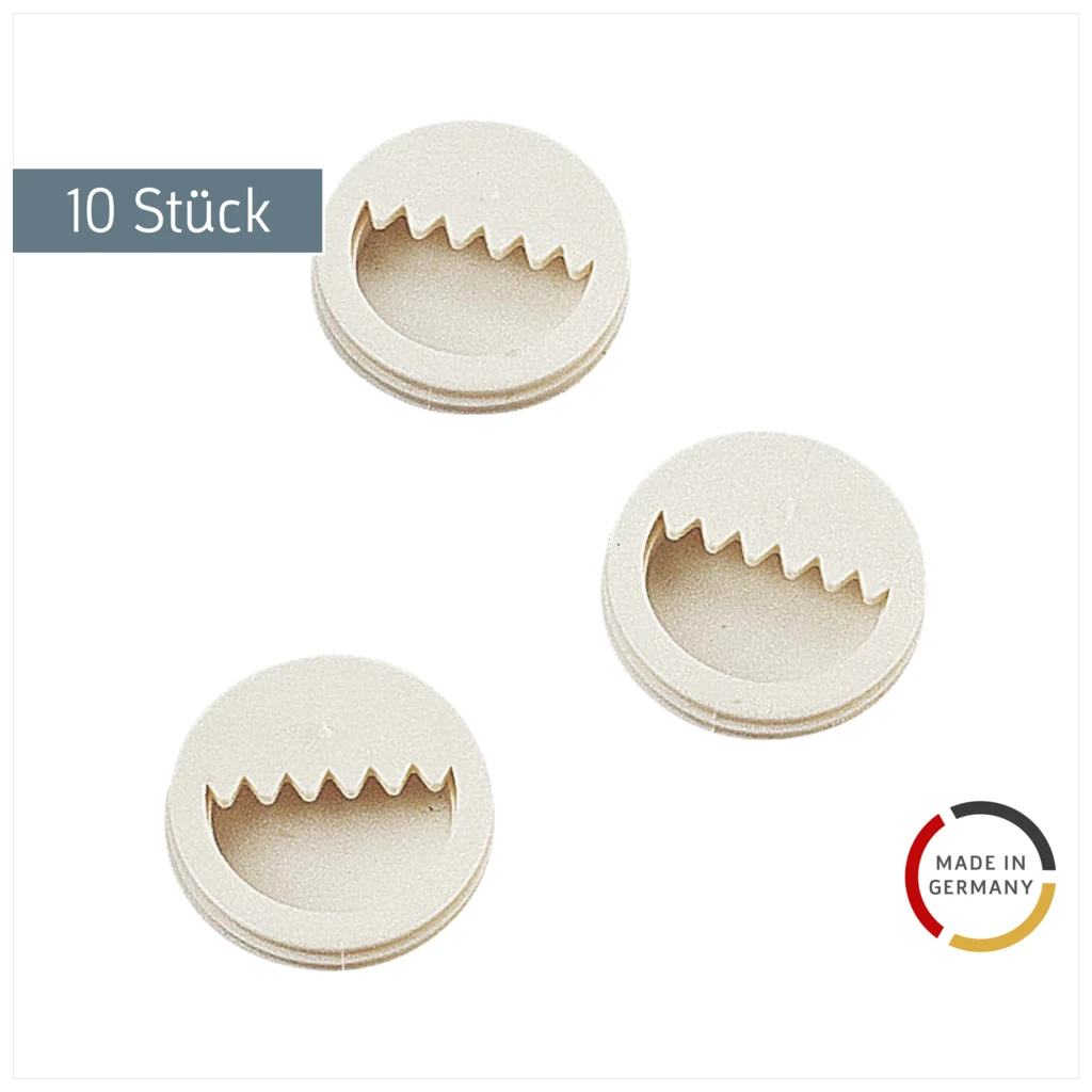 Eingießaufhänger | weiß, 10 Stück