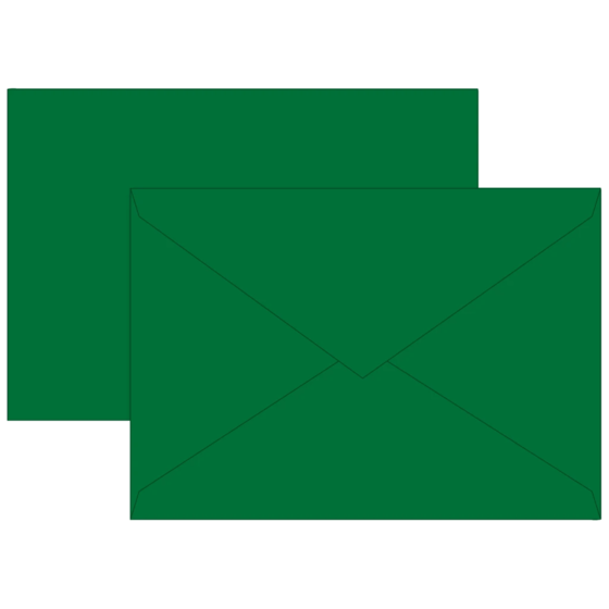 Briefumschläge Universalpapier | C5, 80 g/m², dunkelgrün, 10 Stück