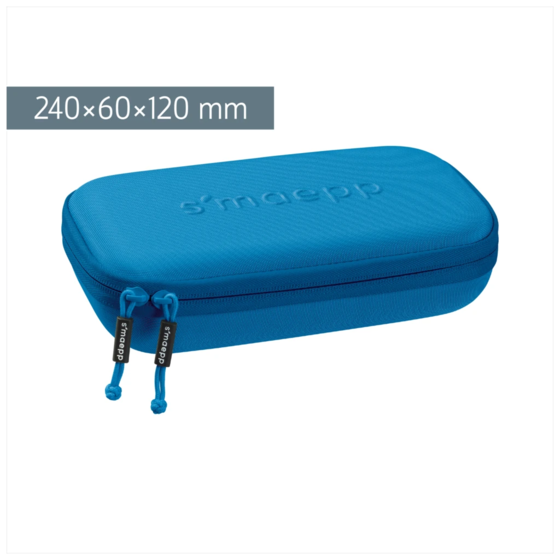 Schlampermäppchen s'maepp XL Hardcase Colour Code | 1 Klappe(n), azur