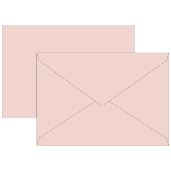 Briefumschläge Universalpapier | B6, 80 g/m², rosé