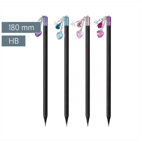 Bleistift | HB, rund, sortiert