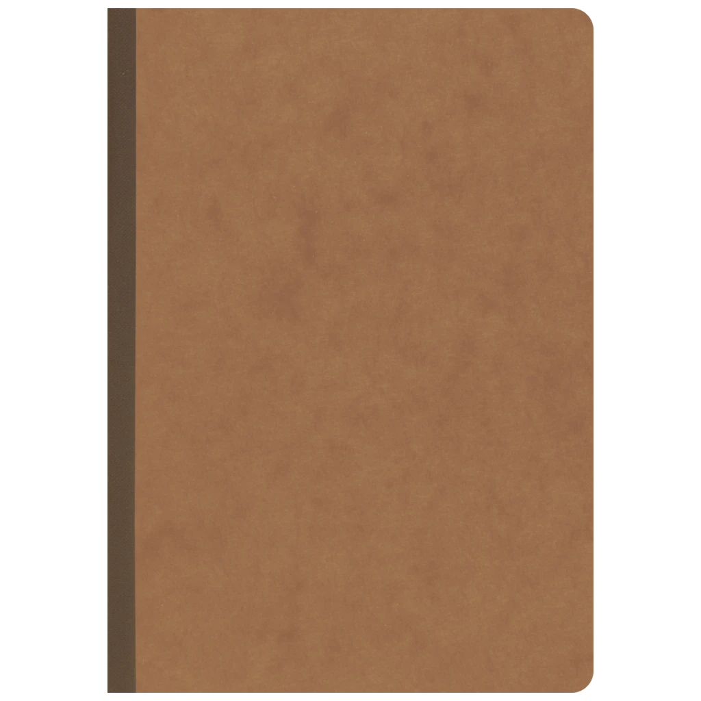 Notizbuch Kladde FACT!plus, A5, 96 Blatt / 192 Seiten, unliniert, braun