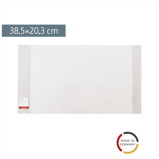 Buchschoner | 20×38,5 cm, stabile Folie, PVC, glasklar
