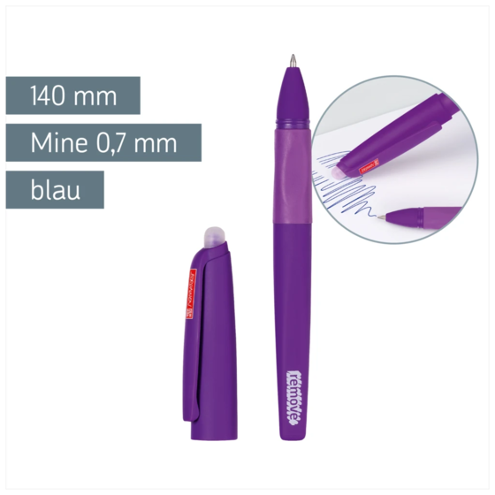 Gelschreiber „REMOVE“ Colour Code radierbar | breit, 0,7 mm, purple