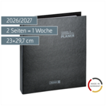 Lehrerkalender 2026/2027 Ringbuch | A4+, Kunststoff, schwarz