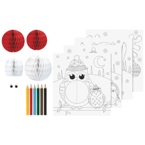3D-Mal-Set „Wintertiere“ | 195×210 mm
