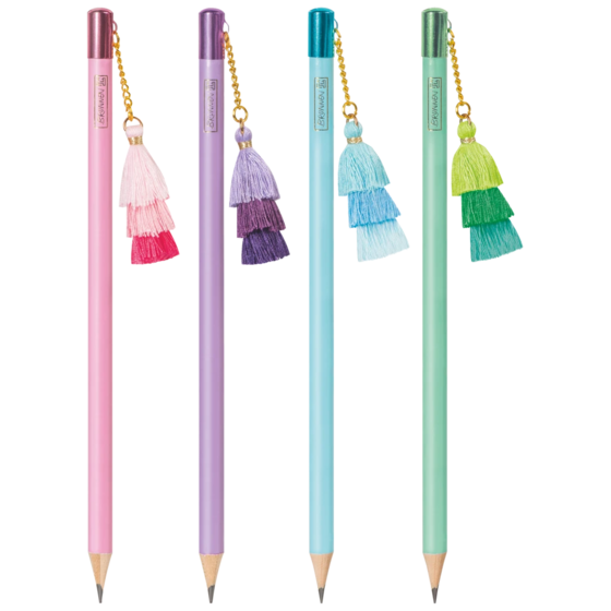 Bleistift „Tassel“ | HB, rund, sortiert