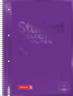 Collegeblock Premium Student Colour Code A4 kariert, mit Rand, Lin. 26 Deckblatt: purple