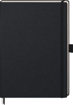 Notizbuch Kompagnon Klassik 21 x 29,4 cm kariert schwarz