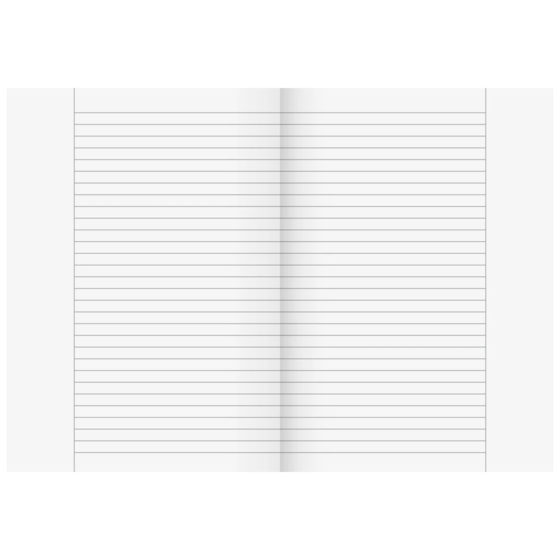 Oberschulheft | A4, Lineatur 25, 20 Blatt, schwarz